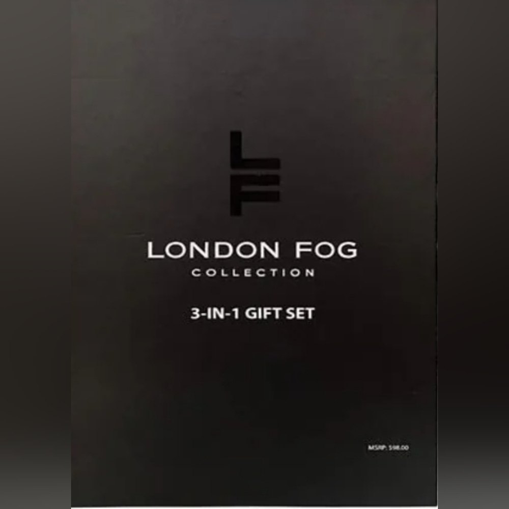 London Fog 3 In 1 Wallet, Scarf & Key Chain Gift Set - Picture 3 of 10